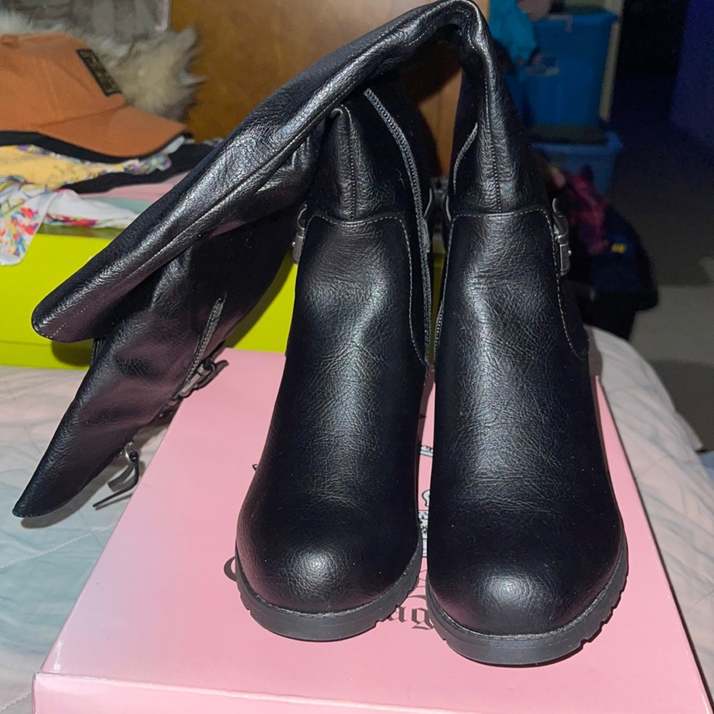 Crown Vintage Knee-High Boots